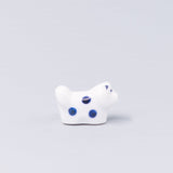 Chopstick Rest Shiba Dog White Navy