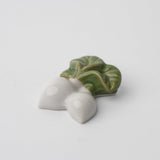 Chopstick Rest White & Green Radish