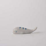 Chopstick Rest Blue Stripe Whale