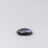 Chopstick Rest Round Black & Blue Hishi