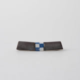 Chopstick Rest Cylinder Checker Black