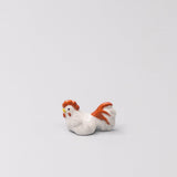 Chopstick Rest White and Red Rooster