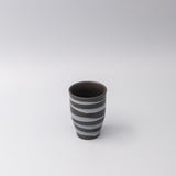 Drinkware: Sushi Mug 300ml Light Blue Spiral On Black Design