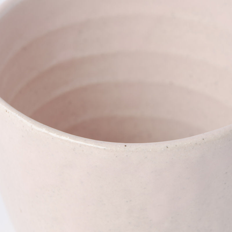 Teas & Accessories: Lopsided Mug 200ml Sakura Pink Glaze