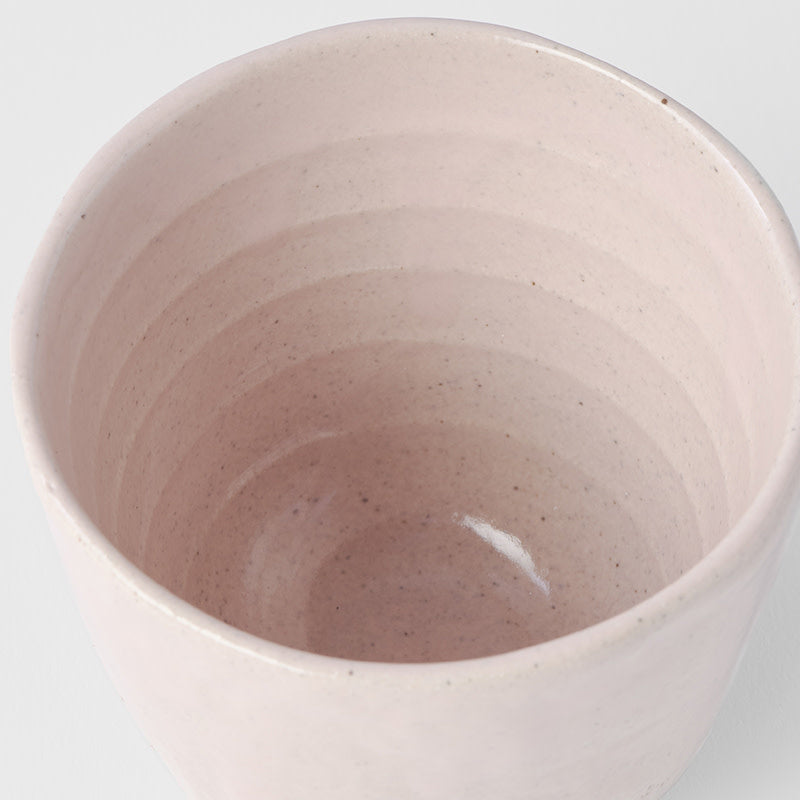 Teas & Accessories: Lopsided Mug 200ml Sakura Pink Glaze