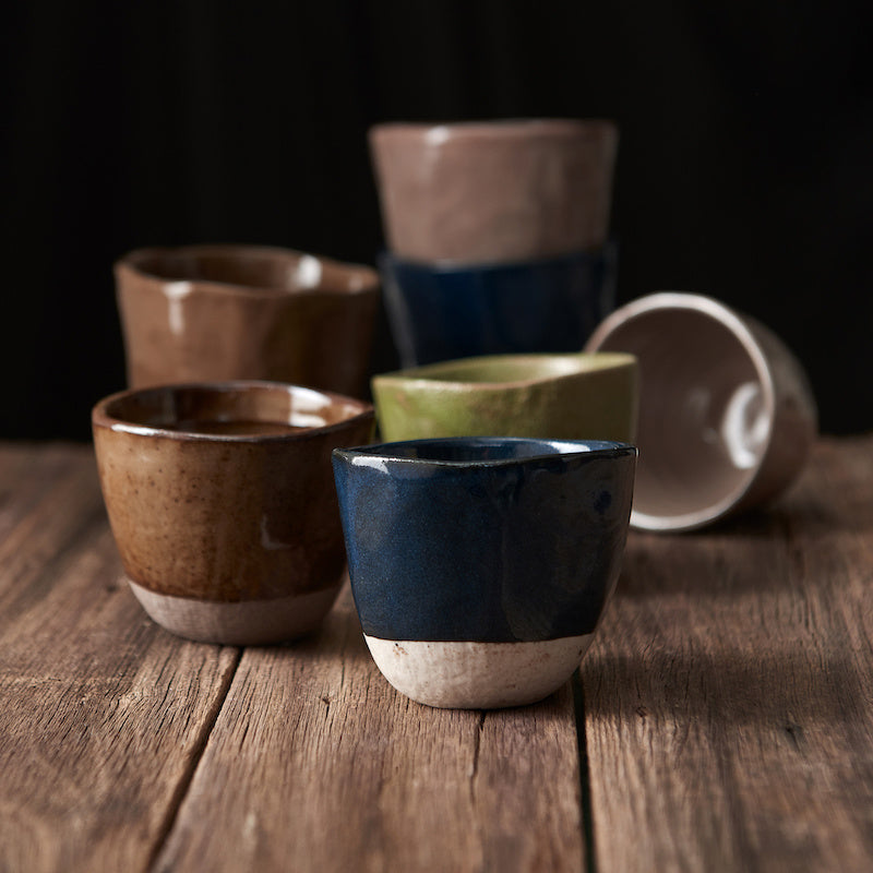 Teas & Accessories: Lopsided Mug 200ml Sakura Pink Glaze