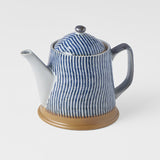 Gardening Tools: Teapot 400ml Wavy Line Design
