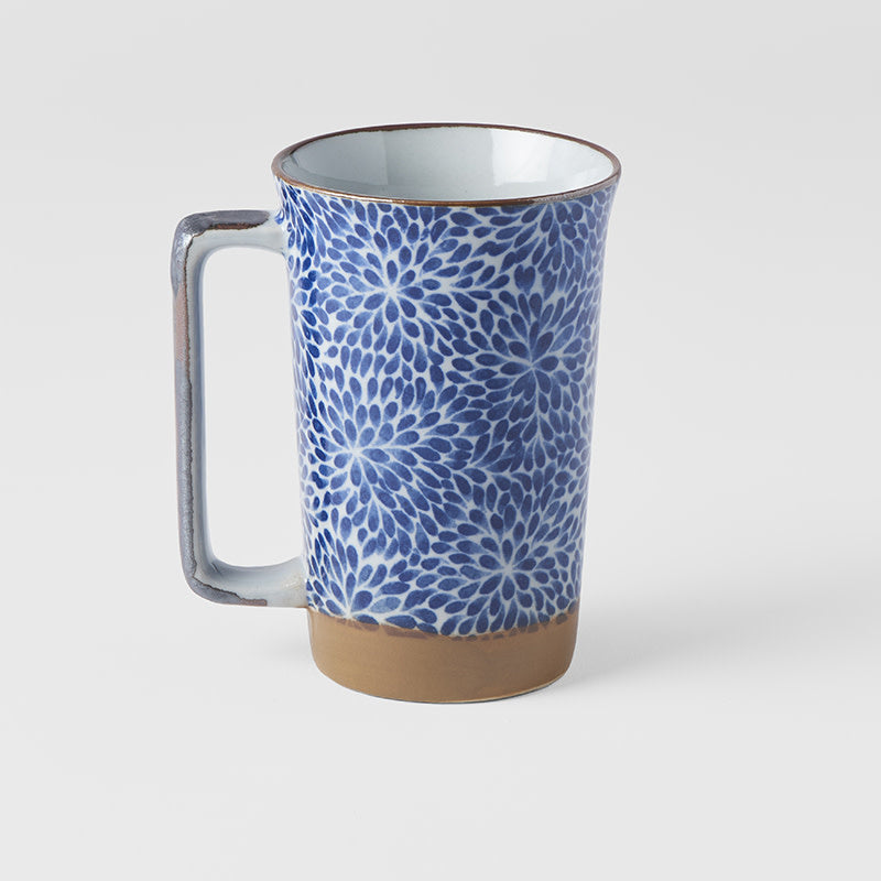 Drinkware: Mug with handle 400ml Chrysanthemum Design