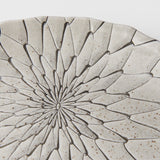 Building Materials: Plate D Shaped 21cm Grey Net Design