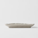 Building Materials: Plate D Shaped 21cm Grey Net Design
