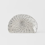 Building Materials: Plate D Shaped 21cm Grey Net Design