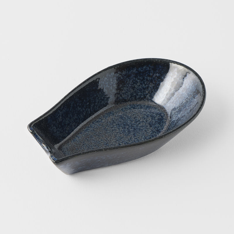 Spoon Rest Ramen Kanso Indigo Blue Glaze