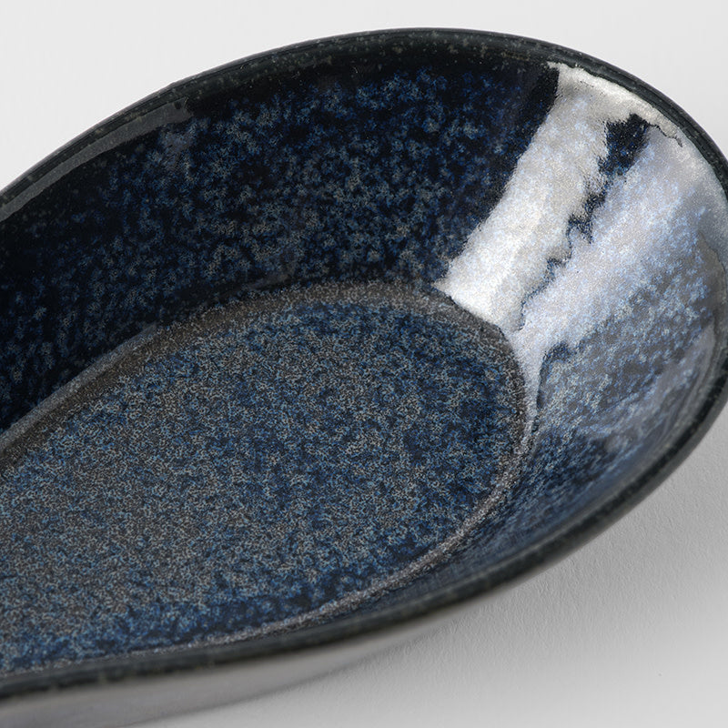Spoon Rest Ramen Kanso Indigo Blue Glaze