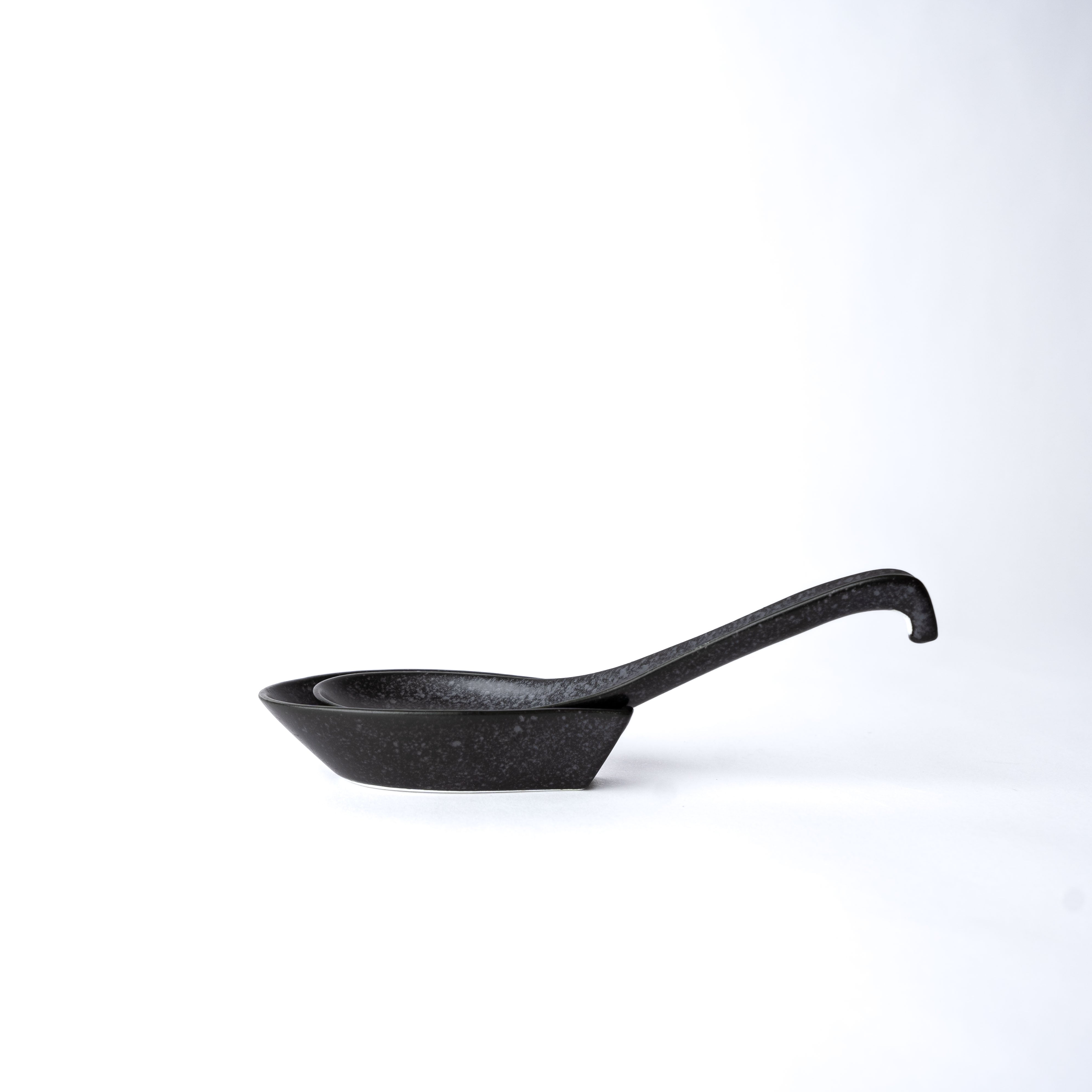 Spoon Rest Ramen Kanso Matte Black Glaze