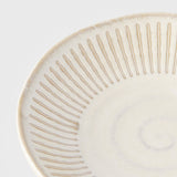 Kitchen & Bathroom DIY: Tapas Plate 16cm Ridged Alabaster Glaze
