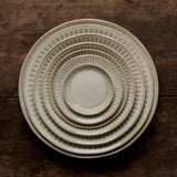 Kitchen & Bathroom DIY: Tapas Plate 16cm Ridged Alabaster Glaze