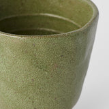 Disposable Cups: Lopsided Mug 275ml Matcha Green Glaze
