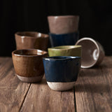 Disposable Cups: Lopsided Mug 275ml Kinoko Mushroom Grey Glaze