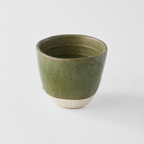 Disposable Cups: Lopsided Mug 200ml Matcha Green Glaze