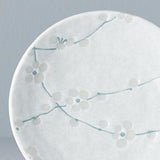 Wellness Accessories: Plate 13cm White Blossom Glaze
