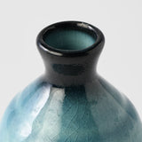 Sake Jug 8cm 275ml Ink Turquoise Glaze