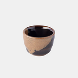 Teas & Accessories: Sake Cup 30ml Brown Black Glaze