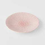 Shower Accessories: Tapas Plate 16.5 Ice Pink Glaze