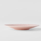 Shower Accessories: Tapas Plate 16.5 Ice Pink Glaze