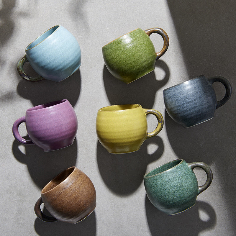 Teas & Accessories: Maru Mug 300ml Mustard Glaze