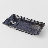 Kitchen & Bathroom DIY: Dumpling Plate 21cm Black Glaze