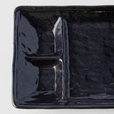 Kitchen & Bathroom DIY: Dumpling Plate 21cm Black Glaze