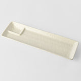 Kitchen & Bathroom DIY: Dumpling Plate 33cm Ivory White Glaze