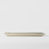 Kitchen & Bathroom DIY: Dumpling Plate 33cm Sumi Brushstroke Glaze