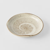 Buffets & Sideboards: Plate Organic 13cm Spiral Sand Glaze