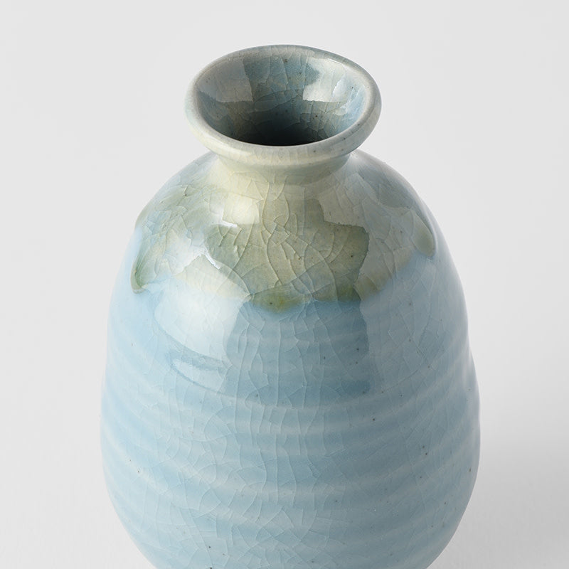 Sake Jug 280ml Crazed Blue Glaze