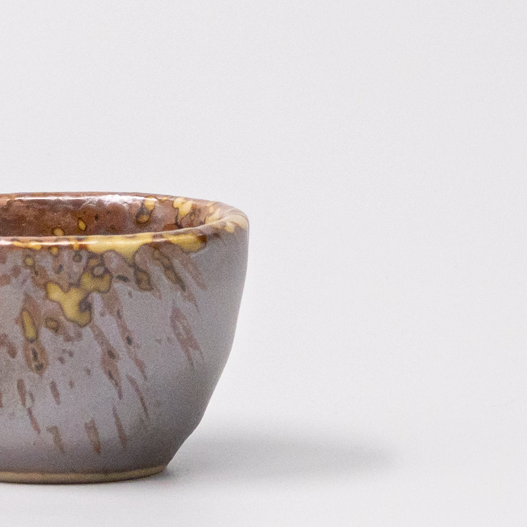 Sake Cup 30ml Brown blend Speckle Glaze