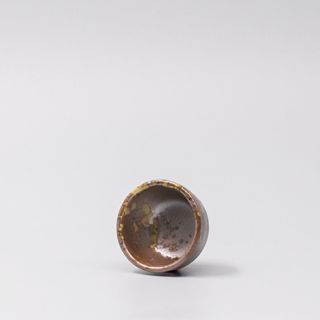 Sake Cup 30ml Brown blend Speckle Glaze