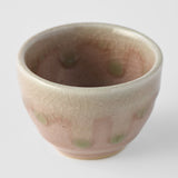 Teas & Accessories: Sake Cup 30ml Blush Pink Glaze