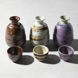 Candle Accessories: Sake Jug 280ml Ink Fade Glaze