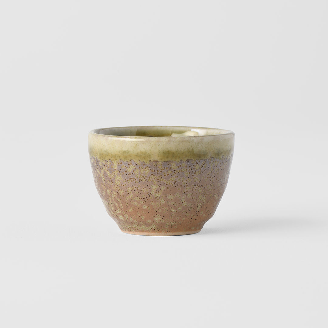 Teas & Accessories: Sake Cup 30ml Light Brown Glaze