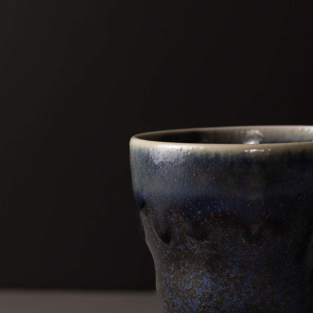 Teas & Accessories: Mug Yunomi 280ml Dark Indigo Glaze