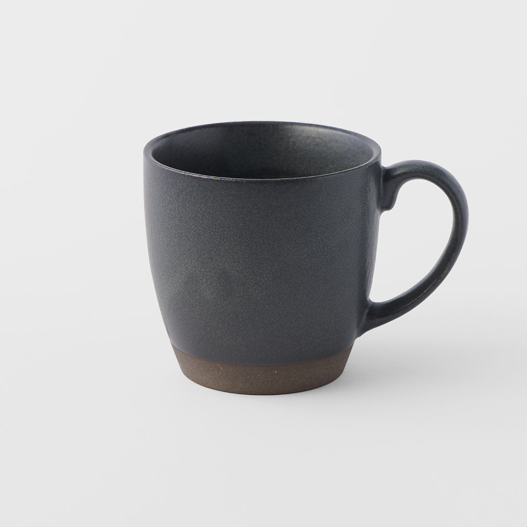 Teas & Accessories: Taiko Mug 265ml Black & Bisque Glaze