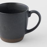 Teas & Accessories: Taiko Mug 265ml Black & Bisque Glaze