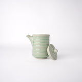 Soy Pot Ribbed 170ml Celadon Glaze
