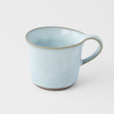Teas & Accessories: Cup 130ml Swoop Ice Blue Glaze