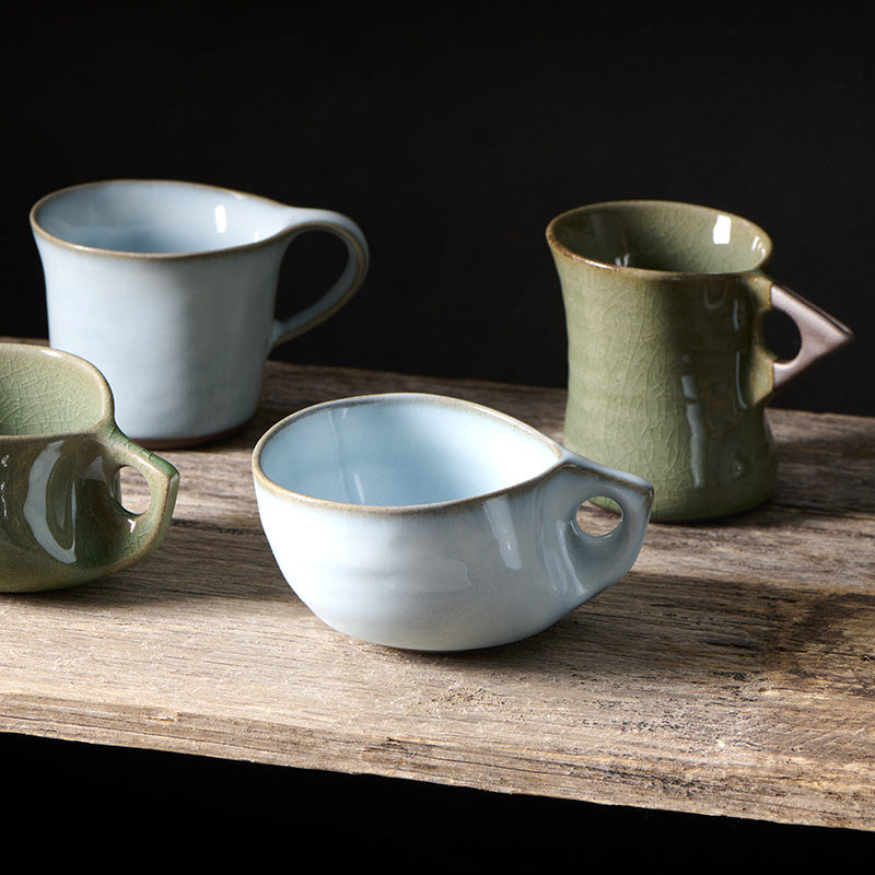 Cup 100ml Arc Ice Blue Glaze