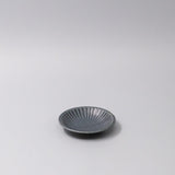 Dining Tables: Sauce Dish 9.5cm Sunburst Dark Navy Glaze