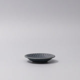 Dining Tables: Sauce Dish 9.5cm Sunburst Dark Navy Glaze