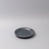 Dining Tables: Plate 15.5cm Sunburst Dark Navy Glaze