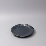 Boating Accessories: Plate 21.4cm Sunburst Navy Glaze